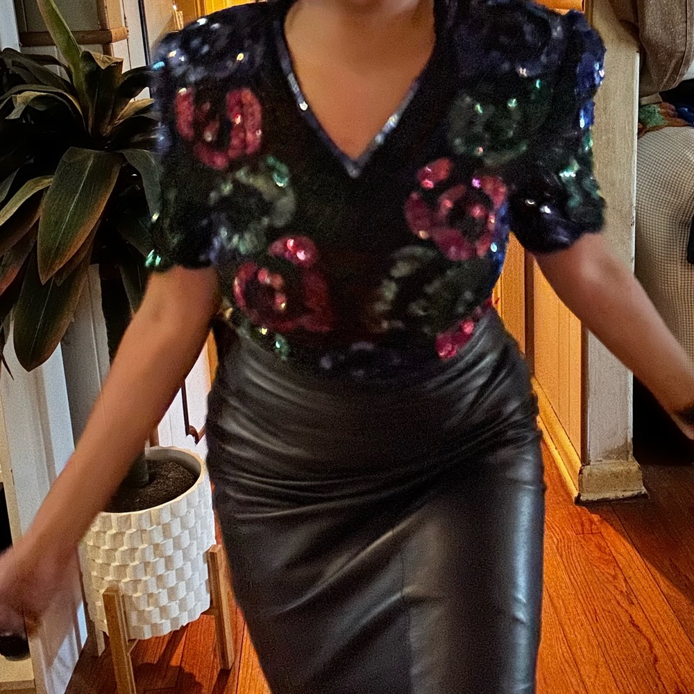 Gorgeous Vintage Beaded top